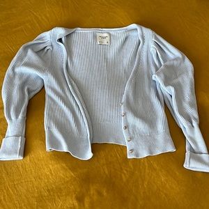 A&F balloon sleeves sweater